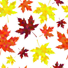 seamless autumn pattern. Vector illustartion