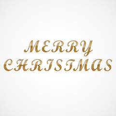 Merry Christmas wooden letters greeting