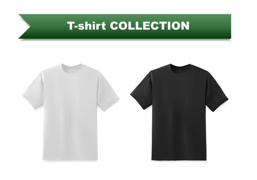 White and black t-shirts