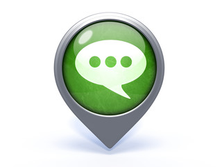 forum circular icon on white background