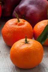 Mandaranci su un tavolo