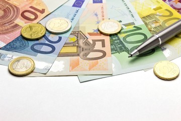 Konzept Geld Euro