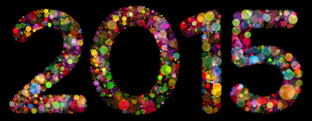 Happy new year 2015 celebration background