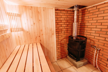 Interior Of The Sauna