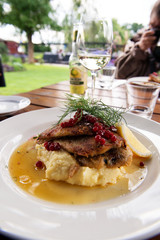 Swedish traditional delicacy also called strommingsflundra or he