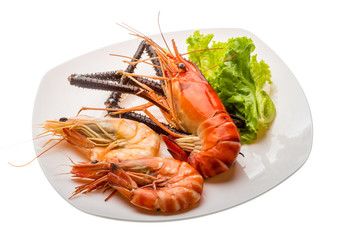 Giant Freshwater Prawn and king prawns