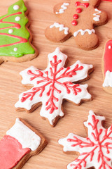 christmas homemade gingerbread cookies