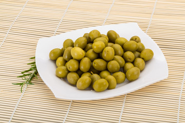 Green olives