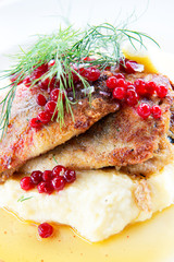 Swedish traditional delicacy also called strommingsflundra or he