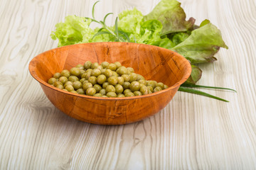 Marinated peas