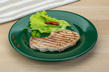 Grilled t-bone steak