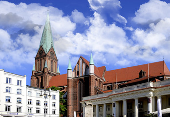 Obraz premium Schwerin Cathedral