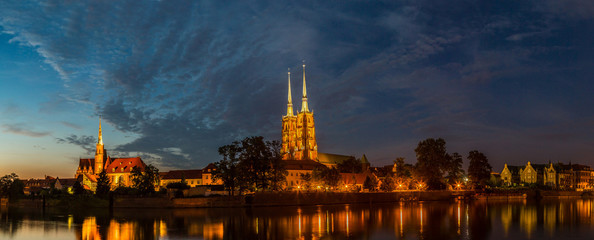 Fototapeta na wymiar Wroclaw panorama