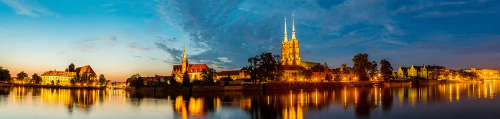 Foto op Plexiglas Wroclaw panorama © Sergii Figurnyi