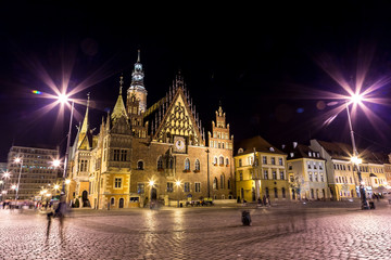 Naklejka premium City Hall in Wroclaw