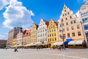 Naklejka premium Wroclawr, Market Square