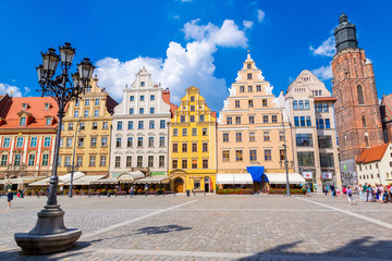 Naklejka premium Wroclawr, Market Square