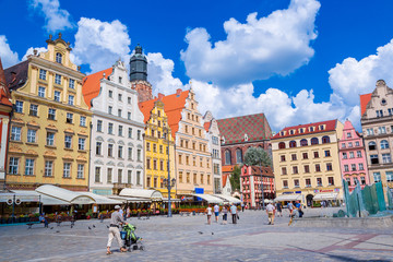 Wroclawr, Market Square - obrazy, fototapety, plakaty