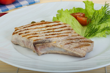 Grilled t-bone steak