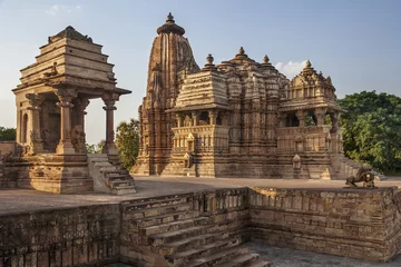 Deurstickers Khajuraho-tempels - Madhya Pradesh - India © mrallen