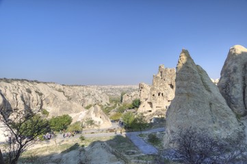 Fototapeta na wymiar Göreme Valley in Cappadocia