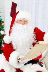 Santa Claus sitting