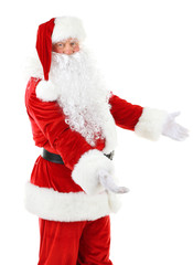 Fototapeta na wymiar Santa Claus isolated on white background