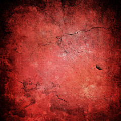 red background