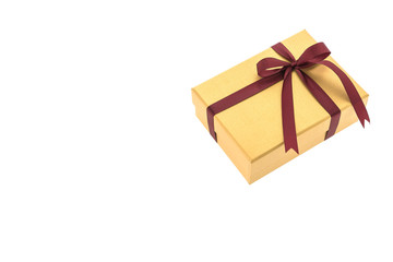 Gold gift box