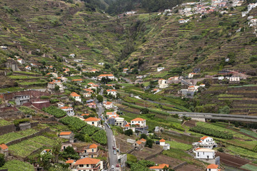 Fototapeta na wymiar Agriculture and landscapes of Madeira Island