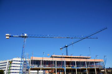 Naklejka premium edificio en construccion
