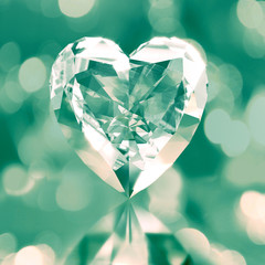 diamond shaped heart