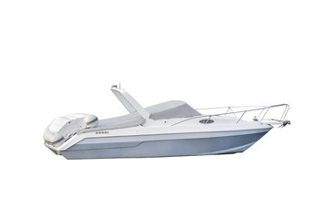 boat isolated on white background