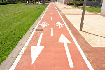 carril bici en logroño