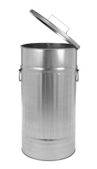 Recycling bin isolated on white