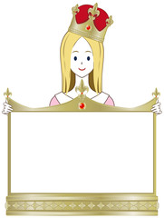 王冠　ボード　金