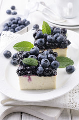 Cheese Cake with Blueberries