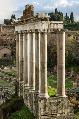 Foro Romano, tempio di Saturno - Roma