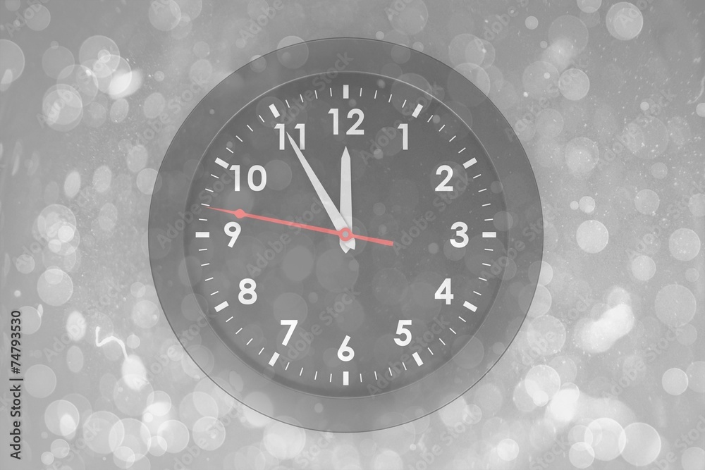 Poster composite image of clock