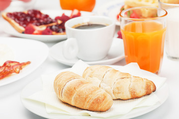 Croissants for breakfast
