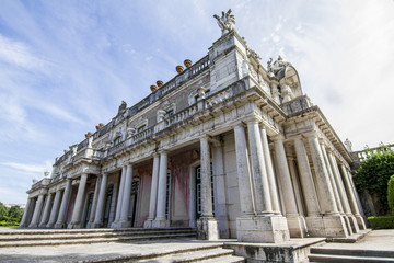 Fototapeta na wymiar National Palace of Queluz, located in Sintra, Portugal.