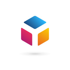 Letter Y cube logo icon design template elements - obrazy, fototapety, plakaty