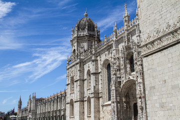 Fototapeta premium Monastery of the Jeronimos located in Lisbon, Portugal.