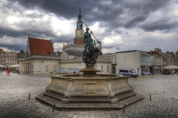 Sculpture of Neptun on the Old Market Square in Poznan, Poland  © Radoslaw Maciejewski