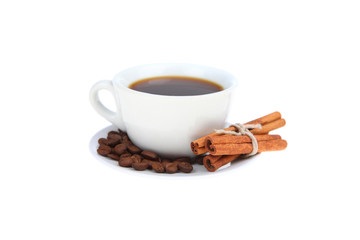 Coffee cup and grains