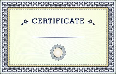 Certificate border