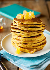 Pumpkin pancakes