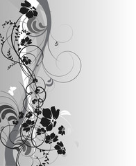 Abstract floral background