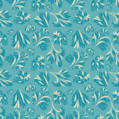 Seamless winter background