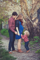 Young Family with son